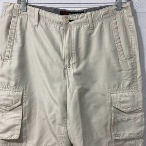 Mens Tony Hawk 36 x 11 Tan Cargo Shorts